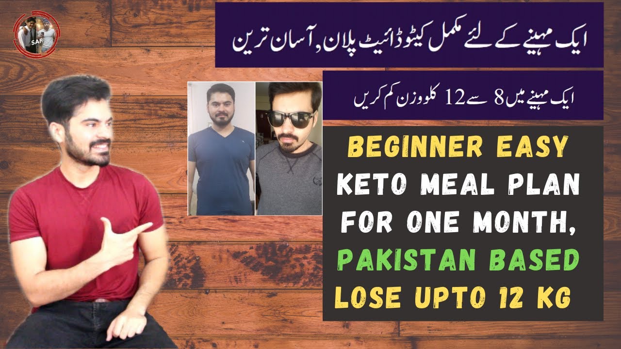 Beginner Keto Diet Plan for 1 Month Pakistan Based Loose 10 to 12 